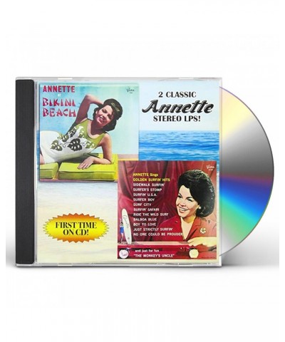 Annette Funicello ANNETTE AT BIKINI BEACH / GOLDEN SURF CD $21.93 CD