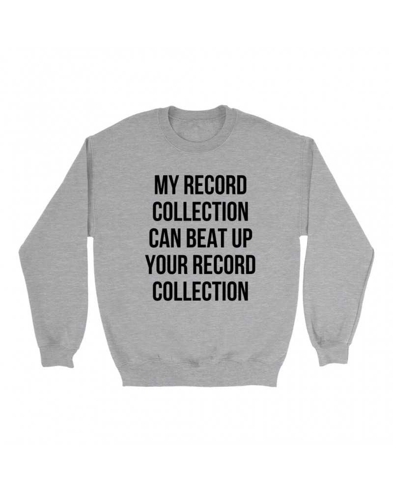 Music Life Sweatshirt | Record Collection Bully Sweatshirt $8.04 Sweatshirts