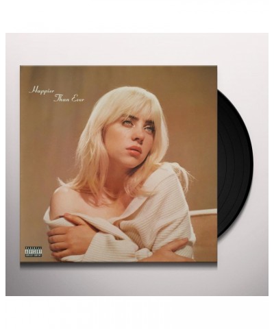 Billie Eilish Happier Than Ever Vinyl Record $10.99 Vinyl