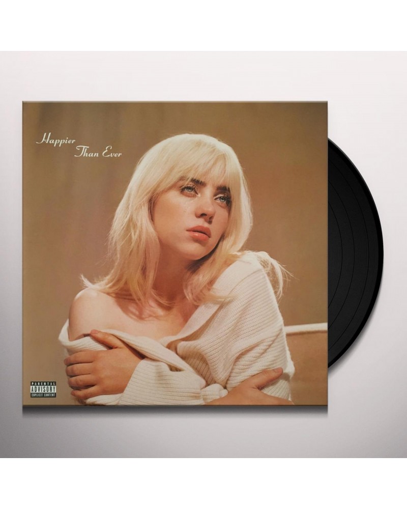 Billie Eilish Happier Than Ever Vinyl Record $10.99 Vinyl