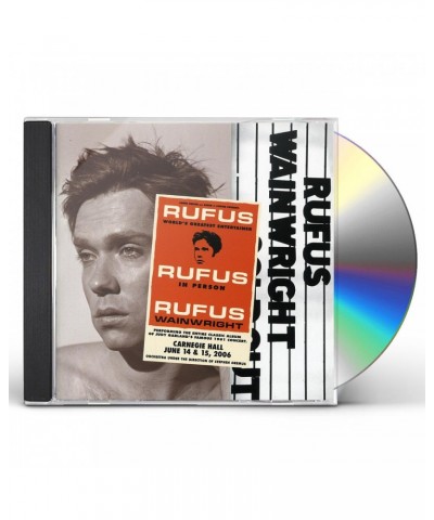 Rufus Wainwright RUFUS DOES JUDY AT CARNEGIE HALL CD $19.20 CD