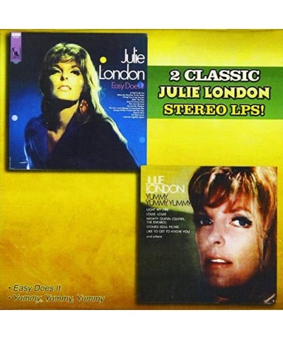 Julie London EASY DOES IT / YUMMY YUMMY YUMMY CD $13.64 CD