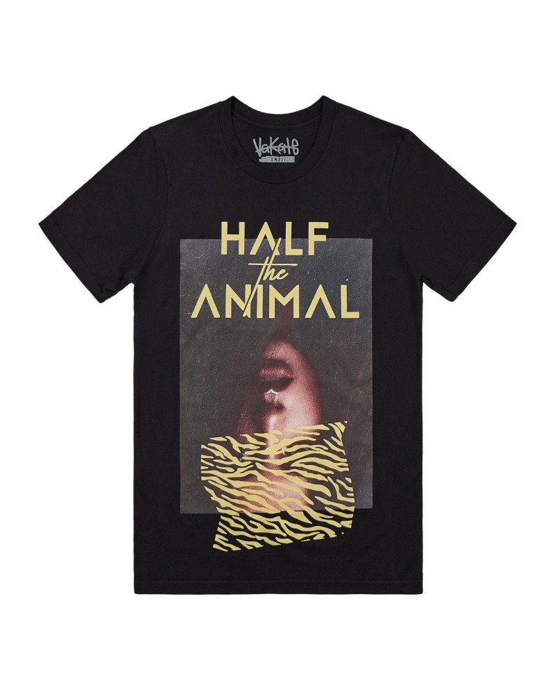 Half the Animal Stripes Tee (Black) $4.80 Shirts