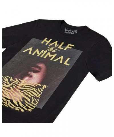 Half the Animal Stripes Tee (Black) $4.80 Shirts