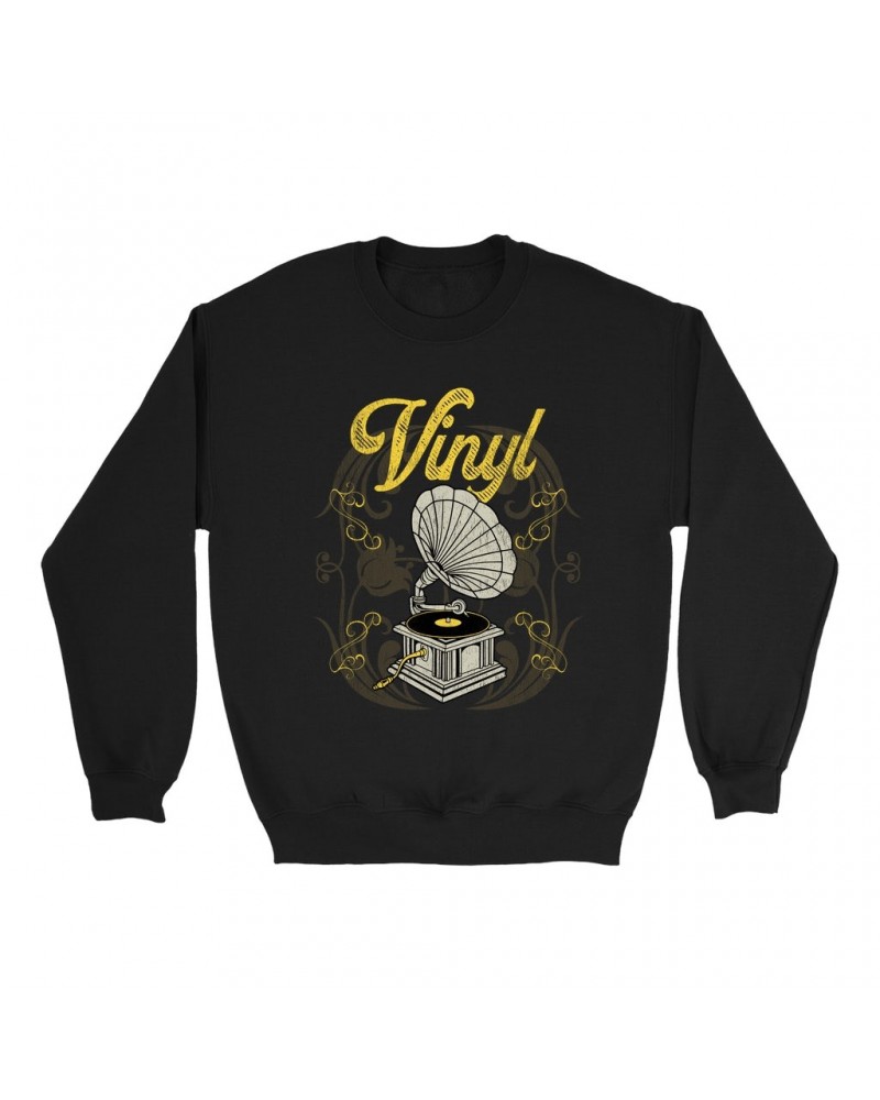 Music Life Sweatshirt | Only Vintage Vinyl Sweatshirt $13.52 Sweatshirts