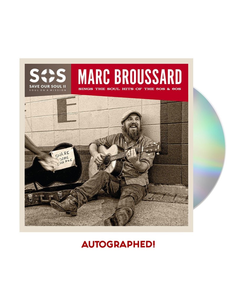 Marc Broussard S.O.S. II: Save Our Soul: Soul on a Mission Signed CD - Featuring "Cry To Me" $14.36 CD