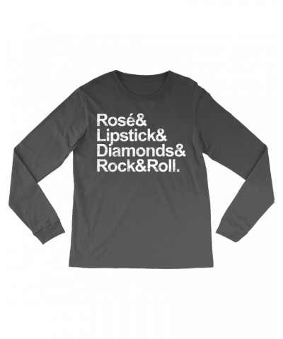 Music Life Long Sleeve Shirt | Rosé & Rock n' Roll Shirt $4.44 Shirts