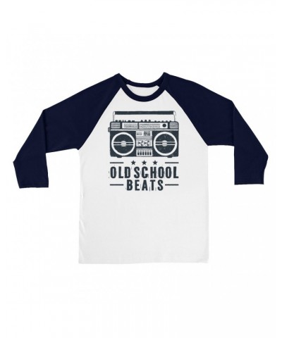 Music Life 3/4 Sleeve Baseball Tee | Old School Beats Shirt $9.01 Shirts