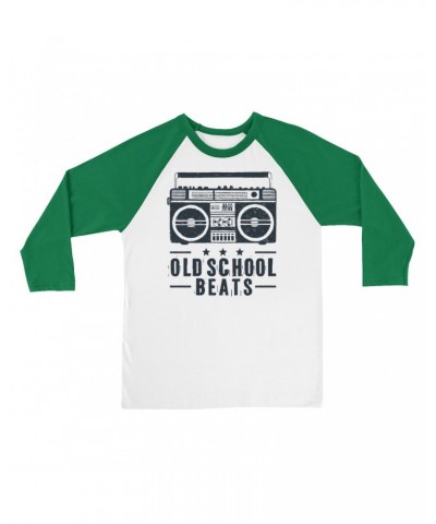 Music Life 3/4 Sleeve Baseball Tee | Old School Beats Shirt $9.01 Shirts