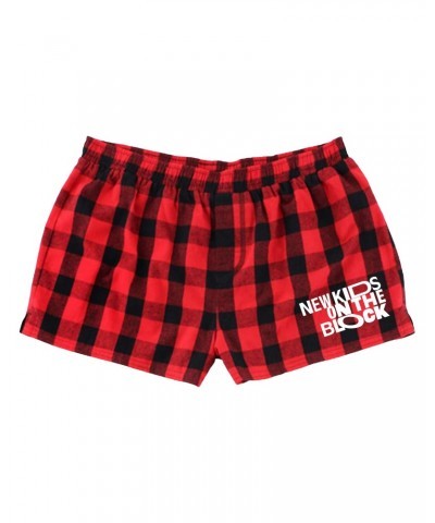 New Kids On The Block Classic Logo Plaid Boxer Shorts $5.49 Shorts