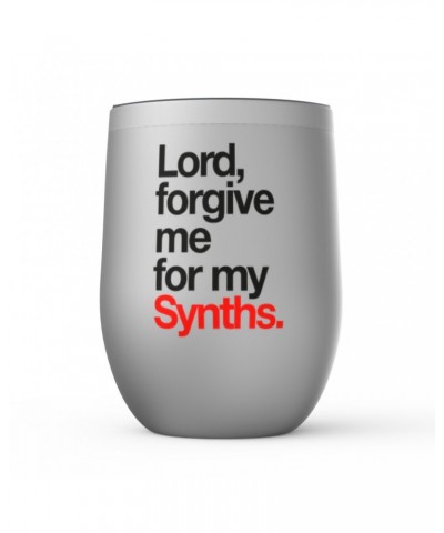 Music Life Wine Tumbler | Forgive Me For My Synths Stemless Wine Tumbler $6.19 Drinkware