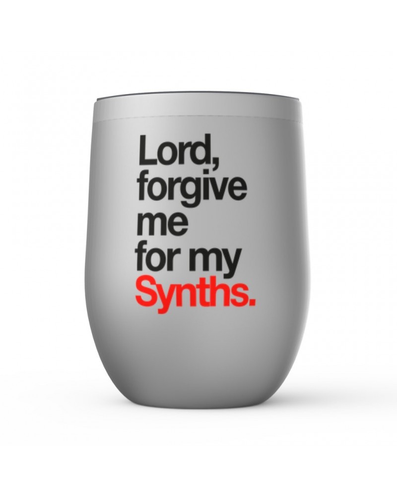 Music Life Wine Tumbler | Forgive Me For My Synths Stemless Wine Tumbler $6.19 Drinkware