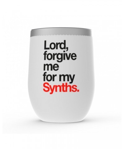 Music Life Wine Tumbler | Forgive Me For My Synths Stemless Wine Tumbler $6.19 Drinkware