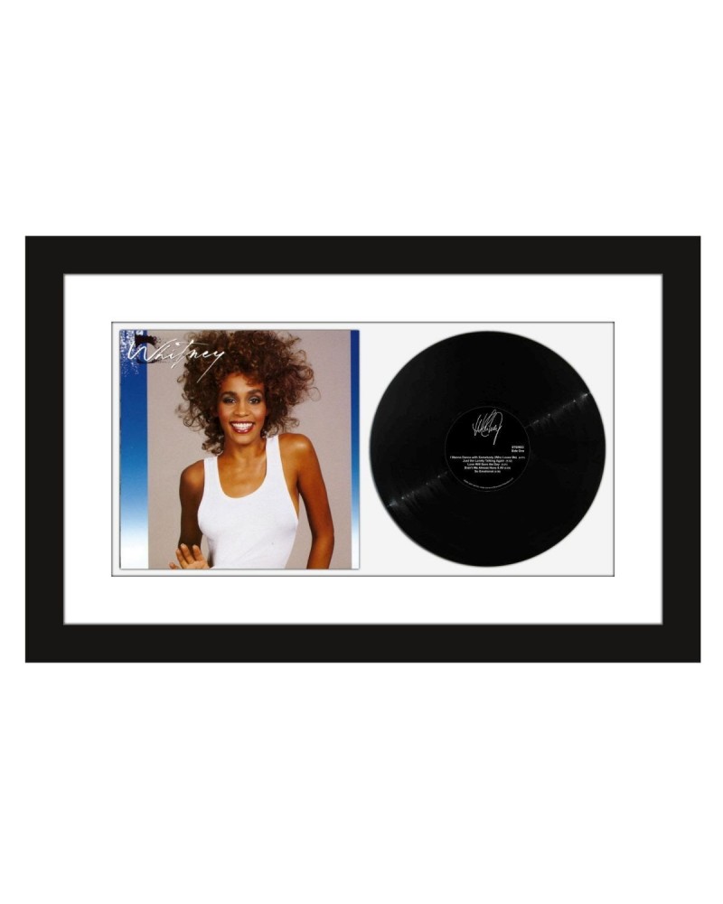 Whitney Houston Whitney Matted and Framed Album Cover with Vinyl $21.78 Vinyl