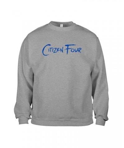 Citizen Four C4 Logo Grey Crewneck Sweatshirt $5.73 Sweatshirts