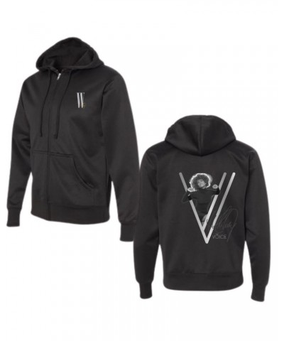 Whitney Houston V Zip Hoodie $9.97 Sweatshirts