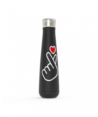 Music Life Water Bottle | Kpop Finger Heart Design Water Bottle $3.56 Drinkware