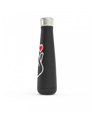 Music Life Water Bottle | Kpop Finger Heart Design Water Bottle $3.56 Drinkware