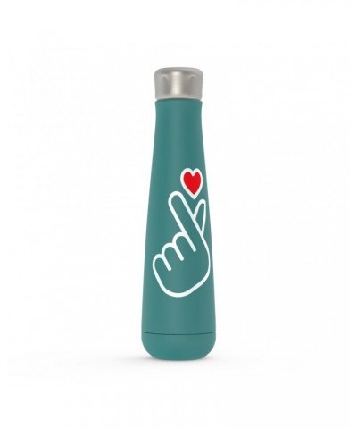 Music Life Water Bottle | Kpop Finger Heart Design Water Bottle $3.56 Drinkware