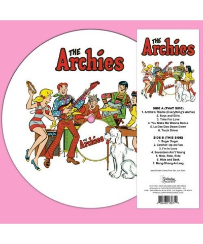 The Archies (PICTURE DISC VINYL) Vinyl Record $8.52 Vinyl