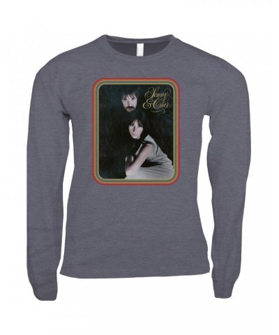 Sonny & Cher Long Sleeve Shirt | The Two Of Us Retro Fame And Logo Shirt $7.91 Shirts