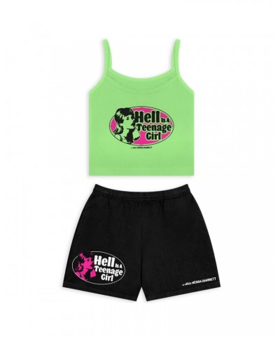 Nessa Barrett Hell Is A Teenage Girl Crop Tank and Shorts Set $6.08 Shirts