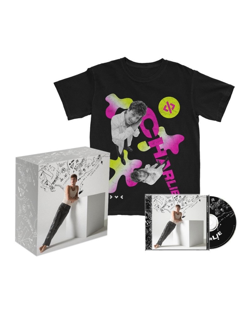 Charlie Puth CHARLIE Left and Right T-Shirt CD Boxset $3.15 CD