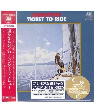 Carpenters TICKET TO RIDE (LTD/SHM/MINI LP SLV/REISSUE) CD $6.82 Vinyl