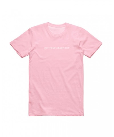 Eat Your Heart Out Embroidery Logo Tee (Pink) $7.60 Shirts