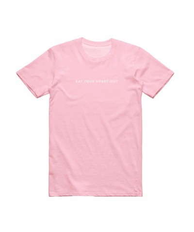 Eat Your Heart Out Embroidery Logo Tee (Pink) $7.60 Shirts