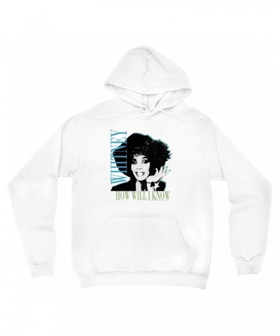 Whitney Houston Hoodie | How Will I Know Negative Design Hoodie $7.19 Sweatshirts