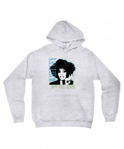 Whitney Houston Hoodie | How Will I Know Negative Design Hoodie $7.19 Sweatshirts