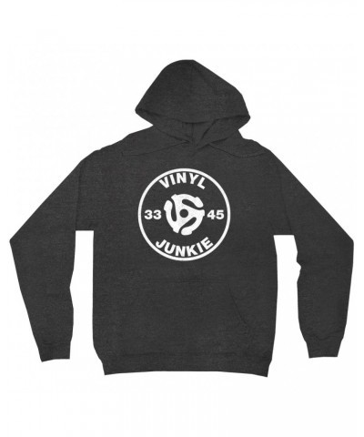 Music Life Hoodie | Vinyl Junkie Hoodie $8.81 Sweatshirts