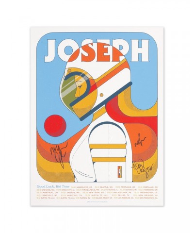 JOSEPH Good Luck Kid Tour Poster - Signed $6.24 Decor