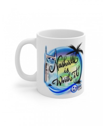 Eddie Island Classic Mug - Nashville Is Worth It! $7.02 Drinkware