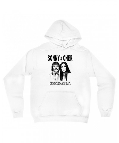 Sonny & Cher Hoodie | Cleaveland Hall Concert Poster Hoodie $10.71 Sweatshirts