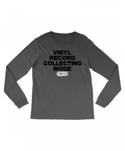 Music Life Long Sleeve Shirt | Vinyl Record Collecting Mode On Shirt $9.23 Shirts