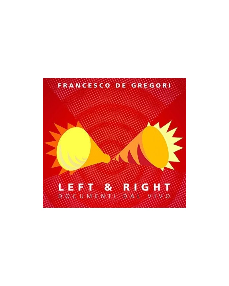 Francesco De Gregori LEFT & RIGHT CD $10.71 CD