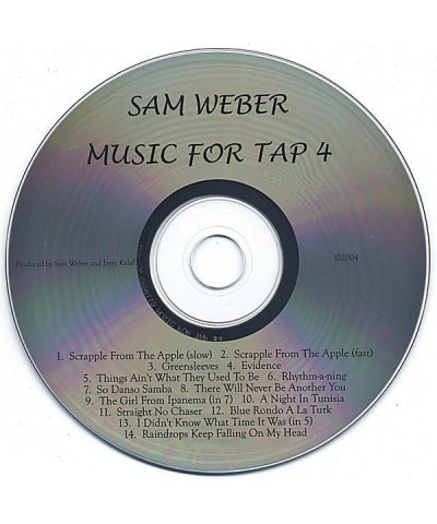 Sam Weber MUSIC FOR TAP 4 CD $5.12 CD