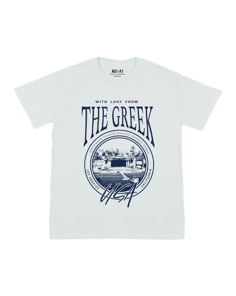 Aly & AJ Collegiate Greek USA Premium Tee $11.51 Shirts