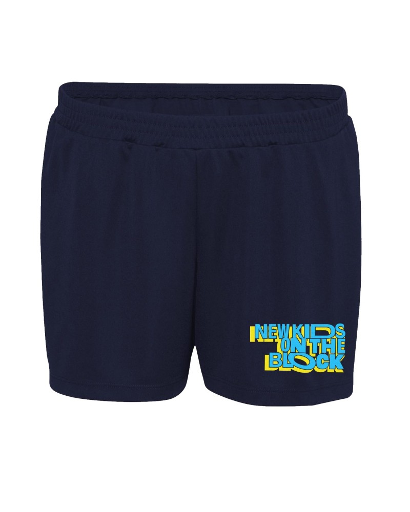 New Kids On The Block Classic Logo Navy Shorts $6.07 Shorts