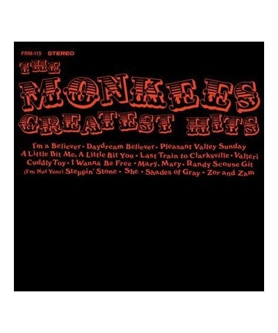 The Monkees GREATEST HITS (180G/ORANGE AUDIOPHILE VINYL/LIMITED ANNIVERSARY EDITION) Vinyl Record $8.22 Vinyl