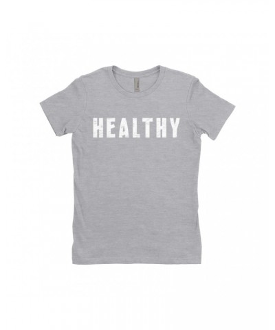 Madonna Ladies' Boyfriend T-Shirt | Healthy Worn By Shirt $8.51 Shirts