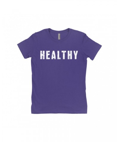 Madonna Ladies' Boyfriend T-Shirt | Healthy Worn By Shirt $8.51 Shirts