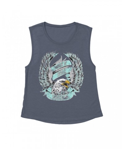 Music Life Muscle Tank Top | Rock n' Roll Freedom Muscle Tank Top $5.14 Shirts