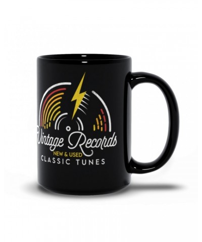 Music Life Mug | Classic Vintage Records Mug $7.40 Drinkware