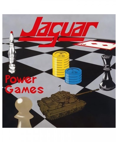 Jaguar Power Games (Red & Silver Marble) Vinyl Record $6.80 Vinyl