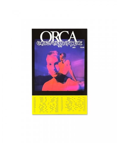 Gus Dapperton Orca 2021 US Tour Poster $7.47 Decor