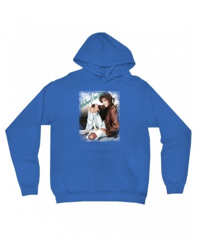 Whitney Houston Hoodie | All The Man That I Need Single Photo Distressed Hoodie $4.02 Sweatshirts