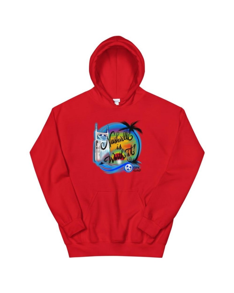 Eddie Island Hoodie - Nashville Is Worth It! (Unisex) $39.78 Sweatshirts